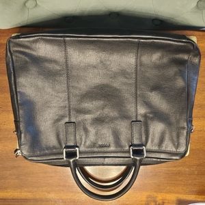 Mens Blk Fossil laptop bag
